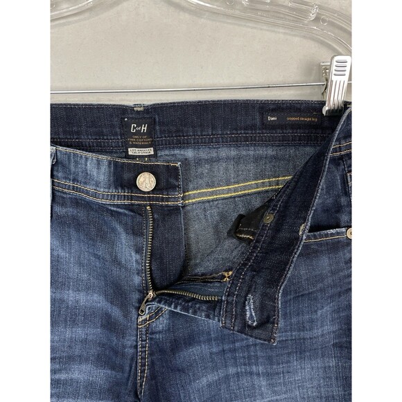 Citizens of Humanity Jeans Womens 30 Blue Dani Cropped Straight Leg Cuffed COH - Picture 7 of 14